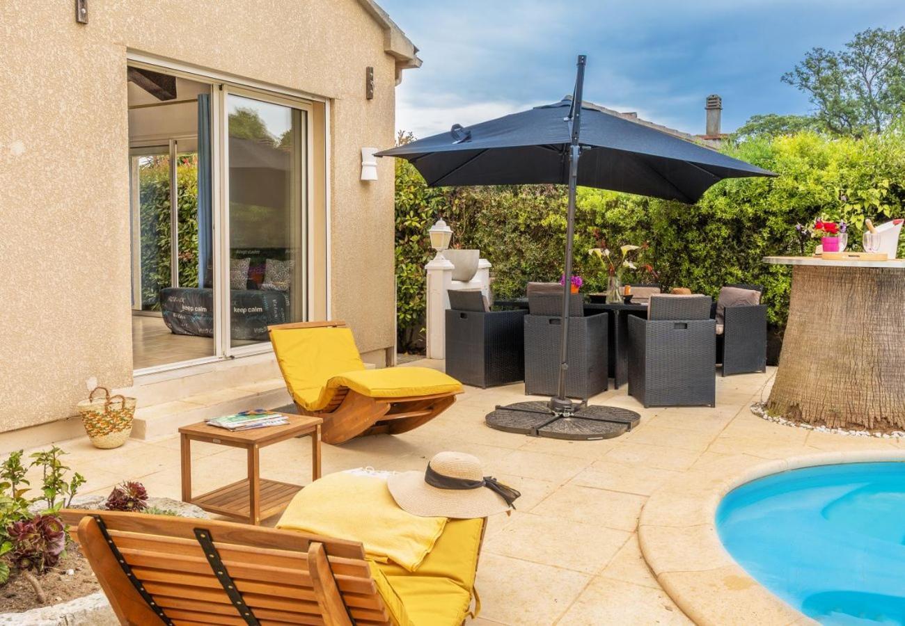 Villa Tous Conforts Avec Piscine Privee Et Acces Plage سيرفيون المظهر الخارجي الصورة