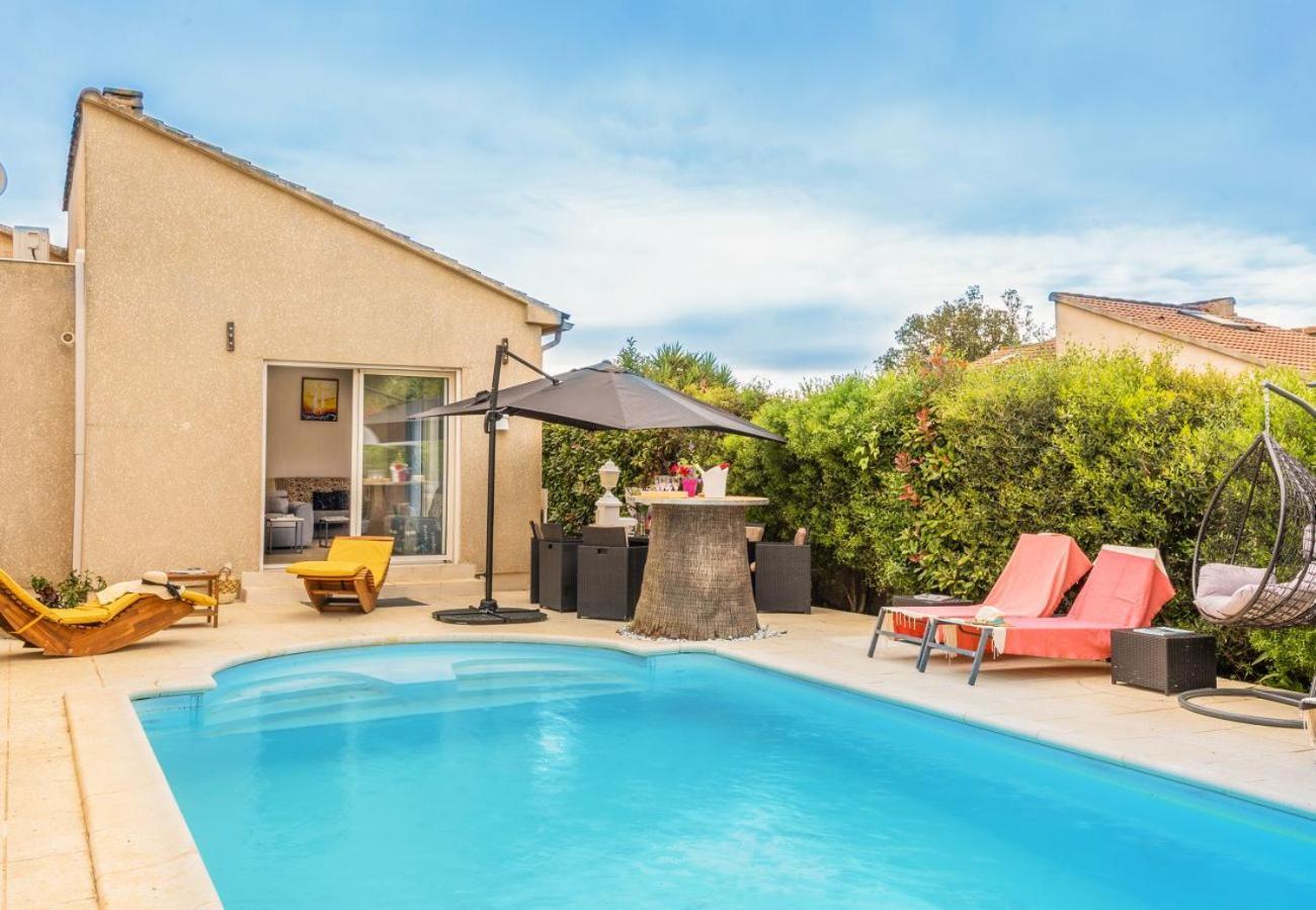 Villa Tous Conforts Avec Piscine Privee Et Acces Plage سيرفيون المظهر الخارجي الصورة